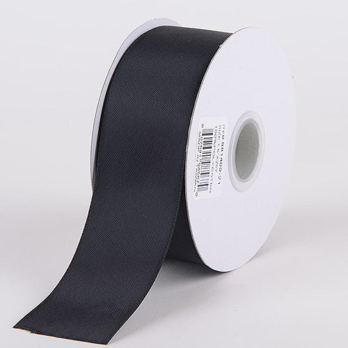 Double Face Black Satin Ribbon 1/2 inch x 50 Yards Length for