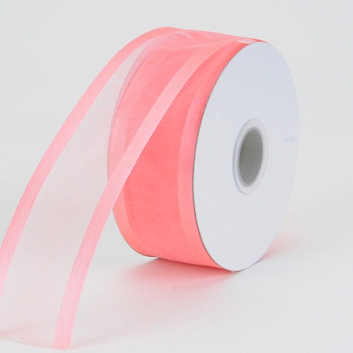 Eggshell - Sheer Organza Ribbon - ( 1-1/2 inch | 100 Yards )