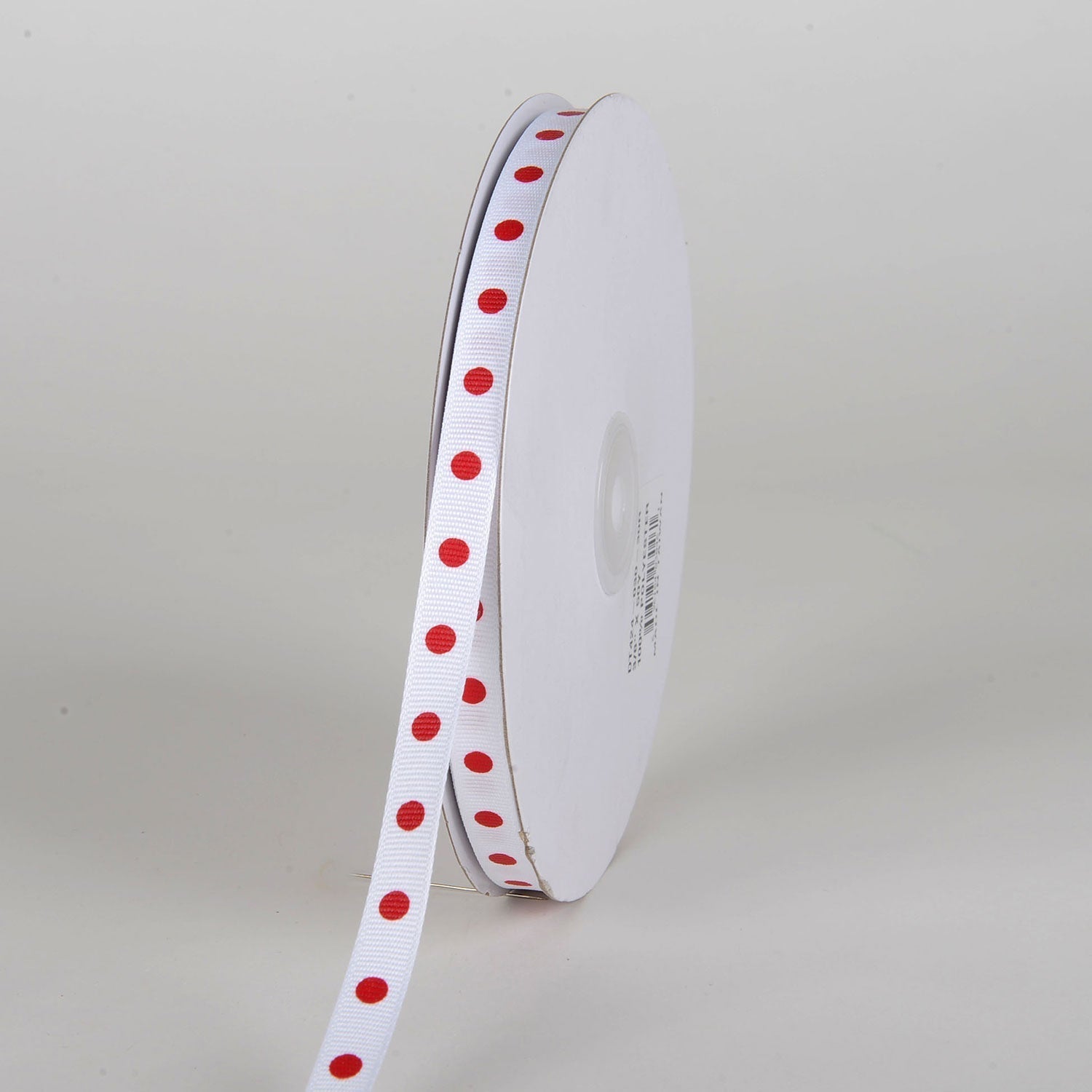 Wobbler | White with Red Dots