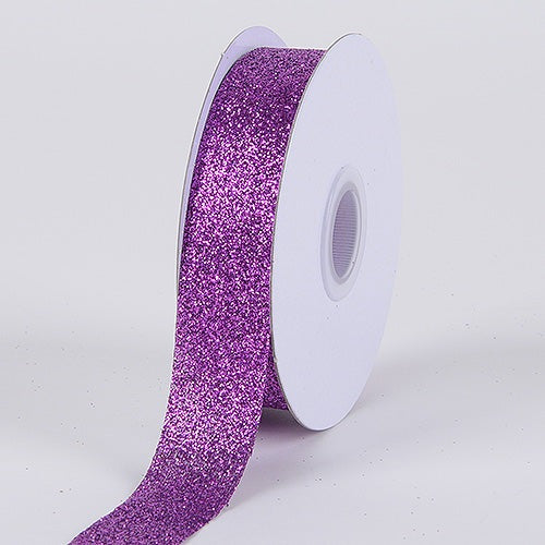 Metallic Glitter Ribbon  Purple Metallic Craft Ribbon