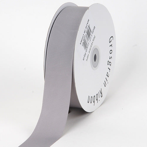 Grosgrain Ribbon Solid Color Silver ( Width: 5/8 inch  Length: 50 Yards )  - BBCrafts - Wholesale Ribbon, Tulle Fabrics, Wedding Supplies, Tablecloths  & Floral Mesh at Best Prices