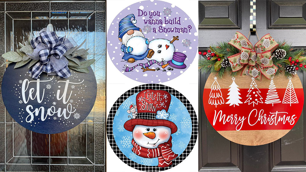 Deck the Halls with Christmas Accent Signs