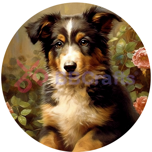 Australian Shepherd Dog Metal Sign - Made In USA