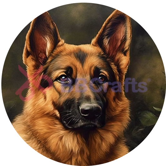 German Shepherd Dog Metal Sign - Made In USA