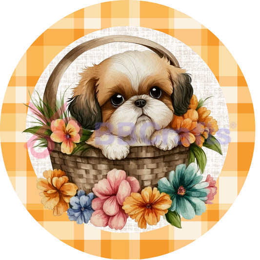 Shih Tzu Dog Metal Sign - Made In USA