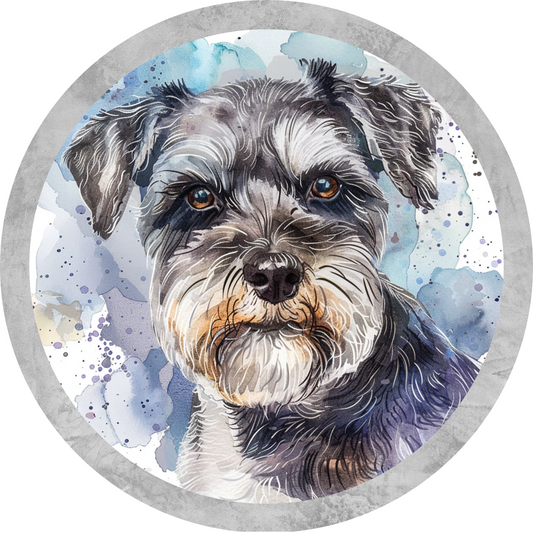 Schnauzer Dog Metal Sign - Made In USA