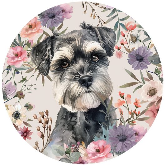 Schnauzer Dog Metal Sign - Made In USA