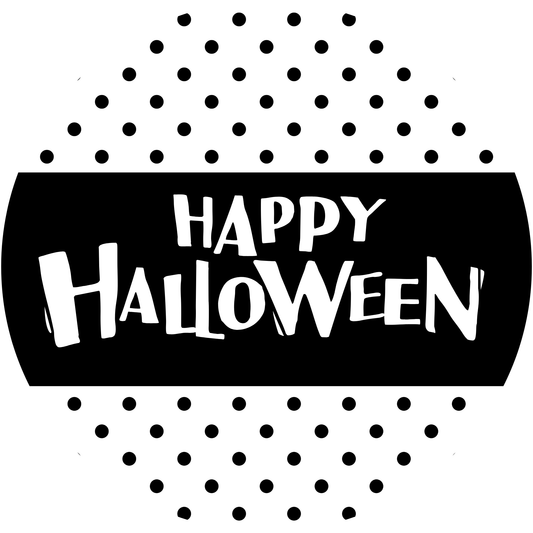 Happy Halloween Metal Sign - Made In USA