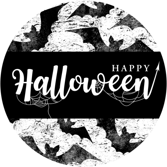 Happy Halloween Metal Sign - Made In USA