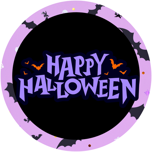 Happy Halloween Metal Sign - Made In USA