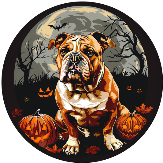 A French Bulldog's Halloween Metal Sign - Made In USA