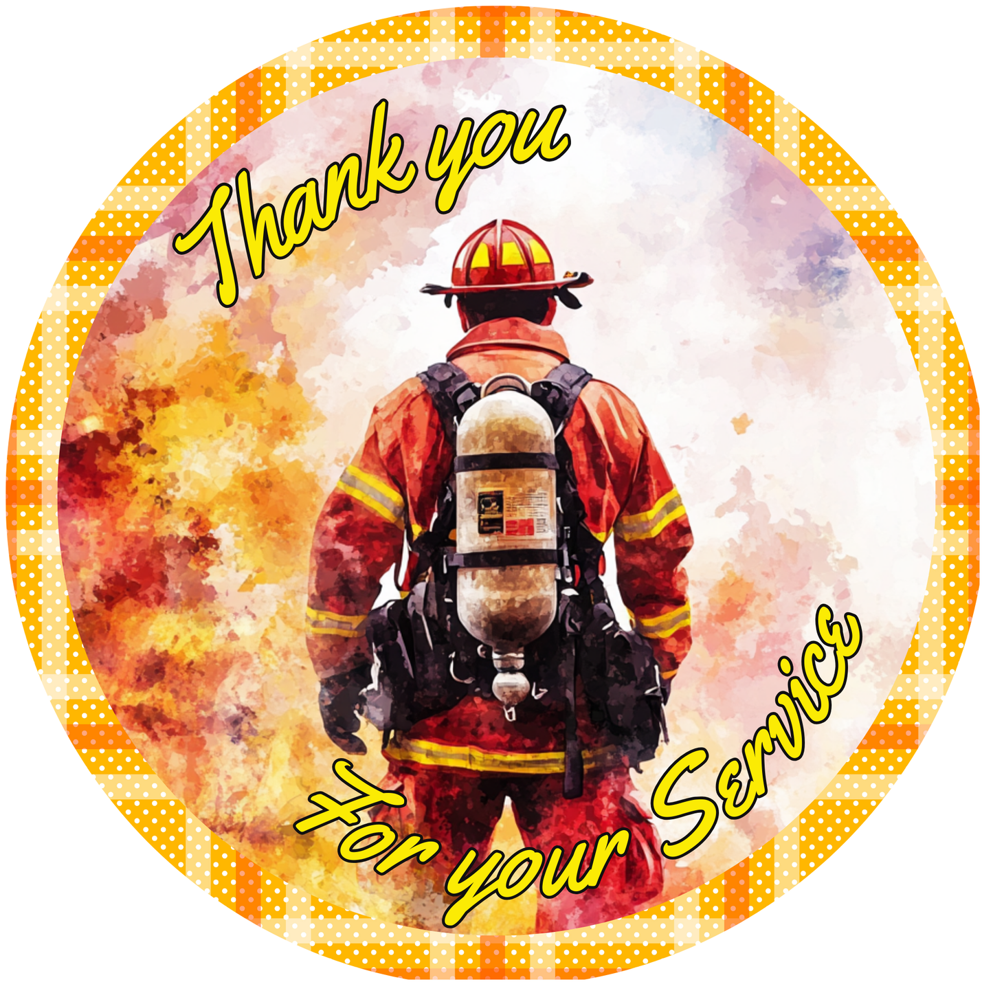 Firefighter Appreciation Metal Sign - Made In USA