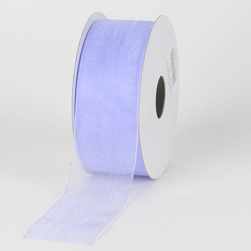 Iris - Organza Ribbon Thin Wire Edge 25 Yards - ( 2 - 1/2 Inch | 25 Yards )