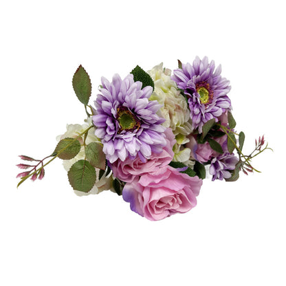 20 Inch Lavender Rose Gerber Hydrangea