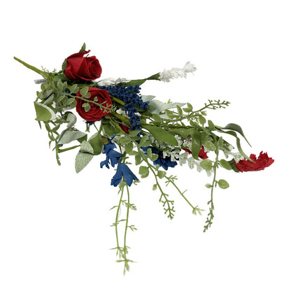 25 Inch Rose Larkspur Patriotic