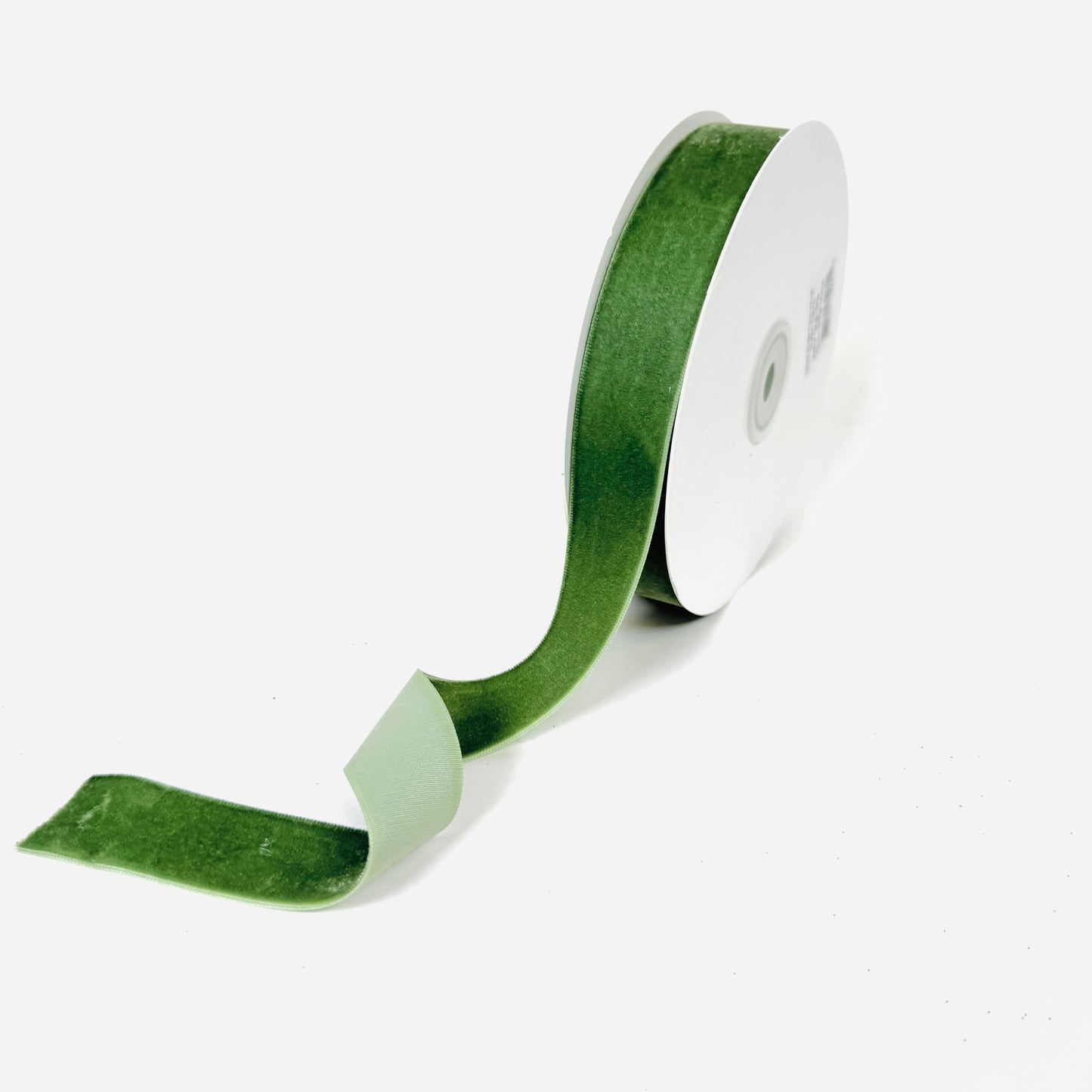 Moss Single Face Velvet Ribbon