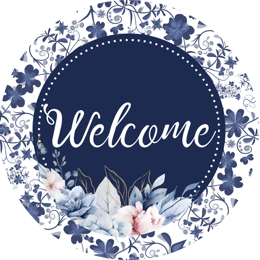 Welcome Metal Sign: Made In USA