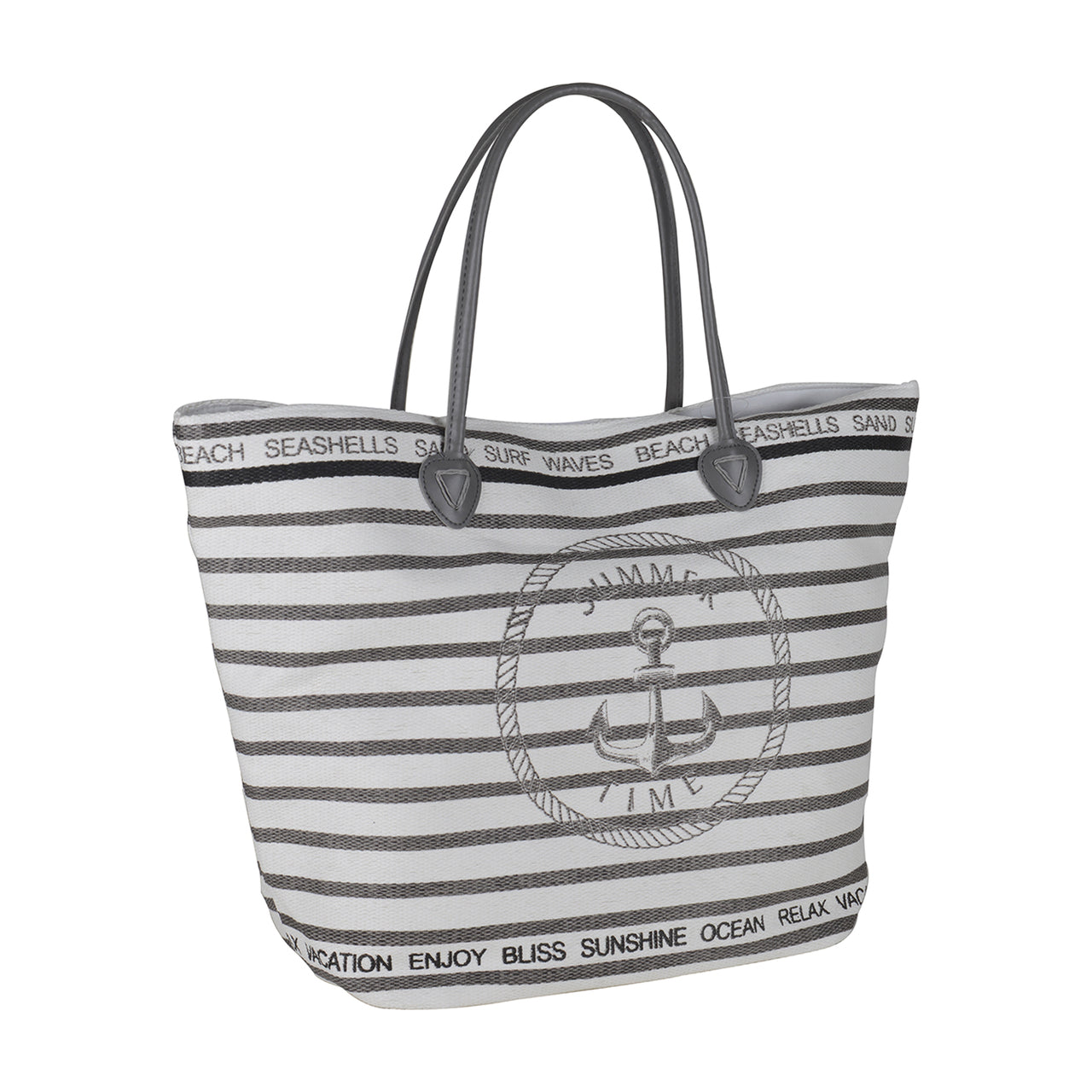 Anchor Women Shoulder Canvas Tote Beach Bag - 22 Inch x 15 Inch - Women Swim Pool Bag Large Tote BBCrafts.com