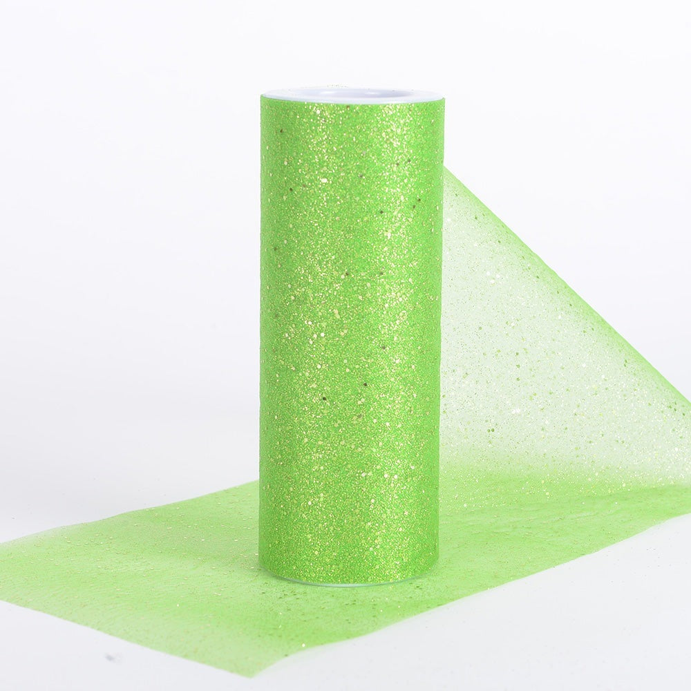 Apple - 6 Inch Confetti Organza Roll - ( W: 6 Inch | L: 10 Yards ) BBCrafts.com