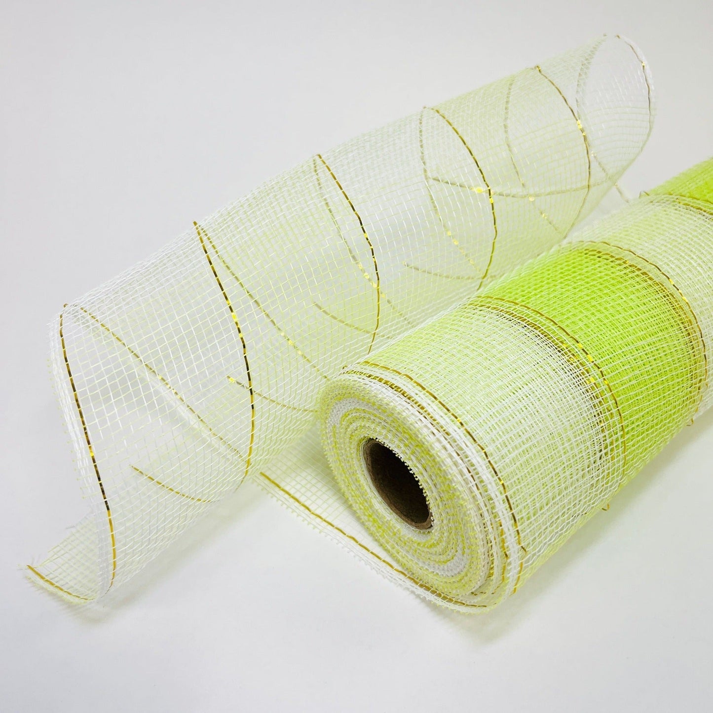 Apple Green - Christmas Mesh Wraps - ( 10 Inch x 10 Yards ) BBCrafts.com