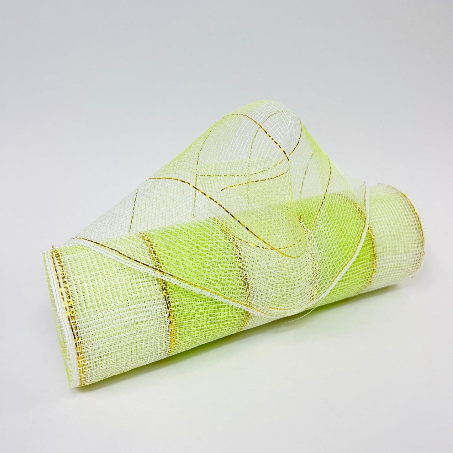 Apple Green - Christmas Mesh Wraps - ( 10 Inch x 10 Yards ) BBCrafts.com