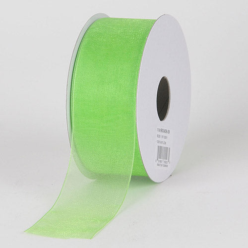 Apple - Sheer Organza Ribbon - ( 5/8 Inch | 25 Yards ) BBCrafts.com