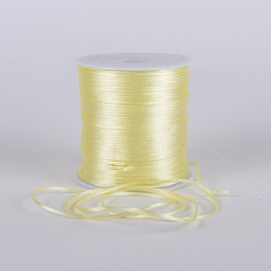 Baby Maize - 2mm Satin Rat Tail Cord - ( 2mm x 100 Yards ) BBCrafts.com