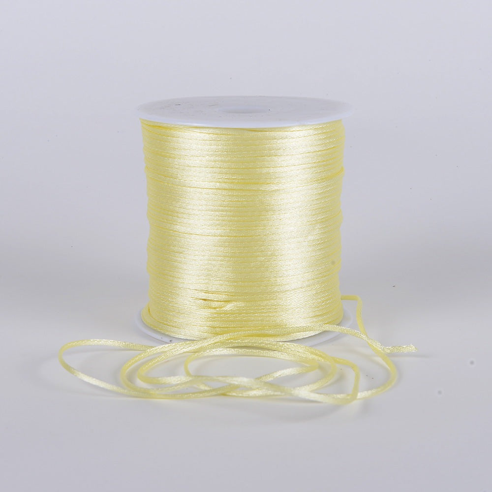 Baby Maize - 2mm Satin Rat Tail Cord - ( 2mm x 200 Yards ) BBCrafts.com