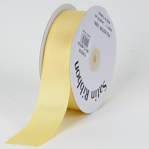 Baby Maize - Satin Ribbon Single Face - ( 1/8 Inch | 100 Yards ) BBCrafts.com