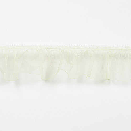 Baby Maize Sheer Organza Lace Ribbon - ( 5/8 Inch | 25 Yards ) BBCrafts.com