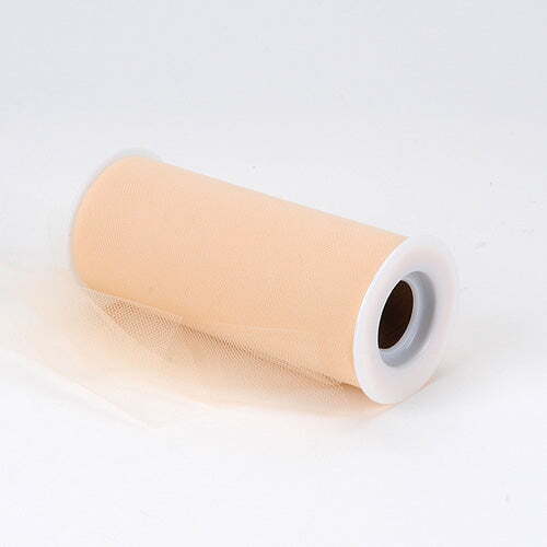 Beige - Premium Tulle Fabric ( 12 Inch | 25 Yards )