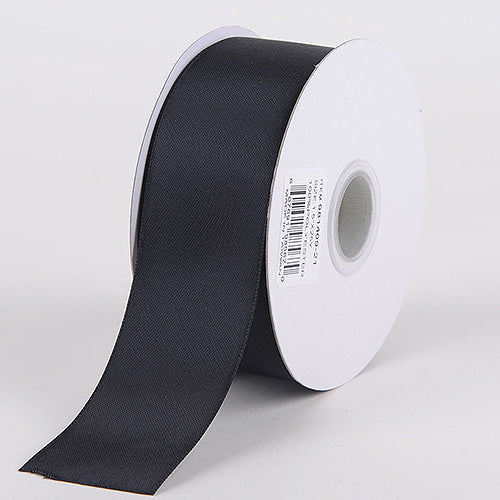 Black - Satin Ribbon Double Face - ( W: 5/8 Inch | L: 25 Yards ) BBCrafts.com