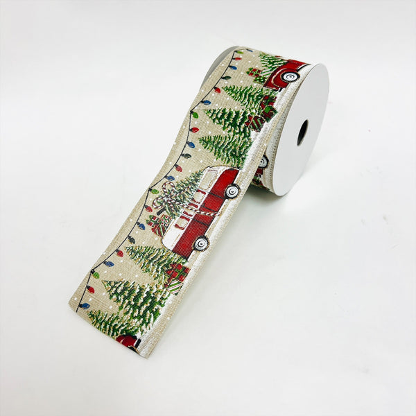 40 Yards 8 Rolls Christmas Ribbon for Crafts, Gift Wrapping and