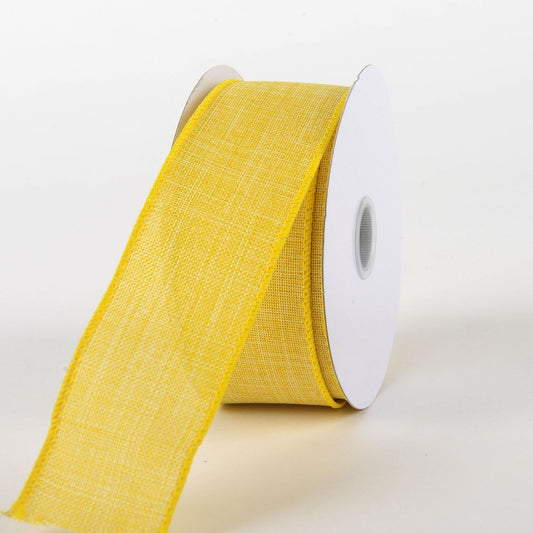 Daffodil - Canvas Ribbon - ( W: 1 - 1/2 Inch | L: 10 Yards ) BBCrafts.com