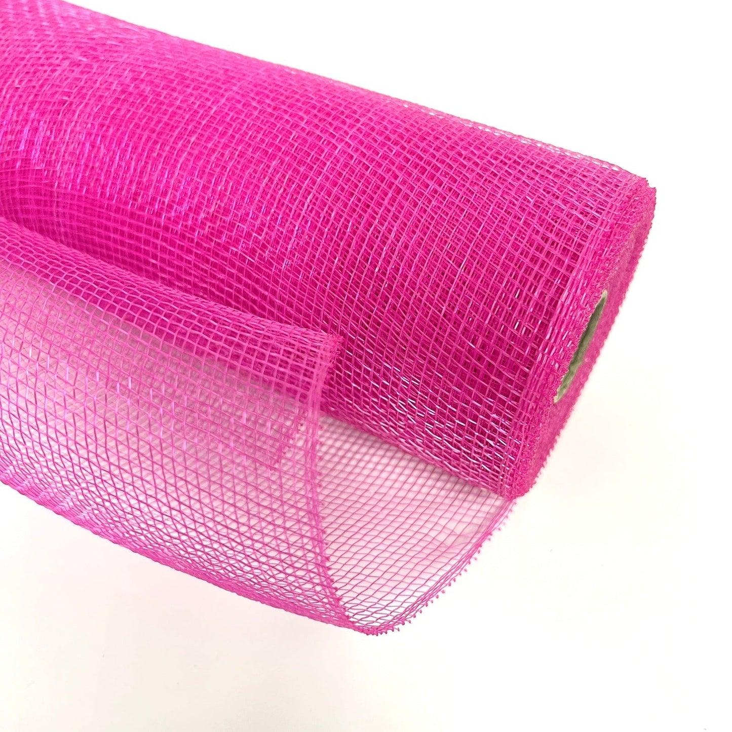 Fuchsia - Floral Mesh Wrap Solid Color - ( 10 Inch x 10 Yards ) BBCrafts.com