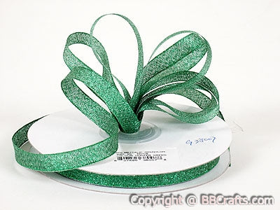 Hunter - Metallic Ribbon - ( W: 1/4 Inch | L: 25 Yards ) BBCrafts.com