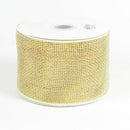 Metallic Deco Mesh Ribbons Ivory ( 4 inch x 25 yards ...