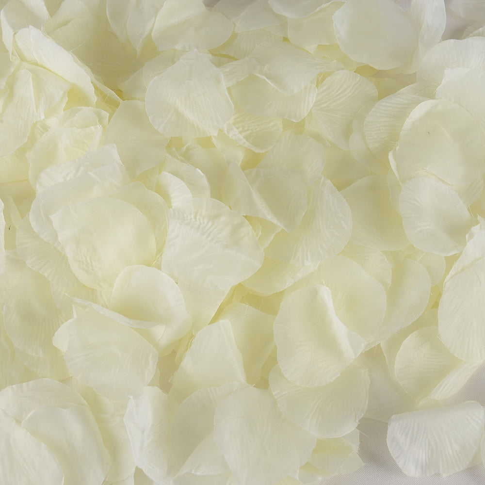 Ivory - Silk Flower Petal - ( 400 Petals ) BBCrafts.com