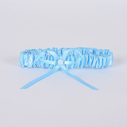 Lace Garters Light Blue ( 6 Inch Width ) - WA93 BBCrafts.com