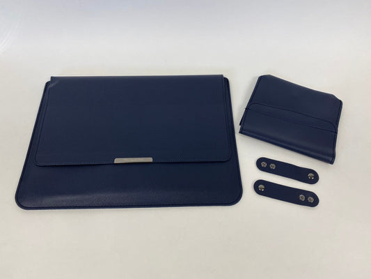 Laptop Sleeve Case, 2 in 1 Bracket Inner Bushing, Blue BBCrafts.com