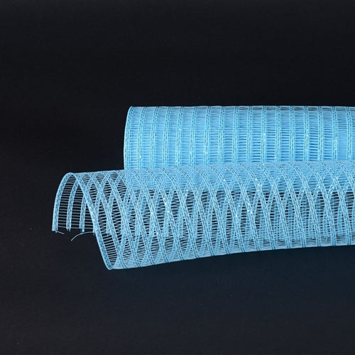 Light Blue - Deco Mesh Laser Eyelash - (10 Inch x 10 Yards) BBCrafts.com