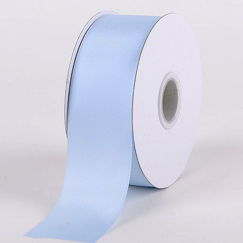 Light Blue - Satin Ribbon Double Face - ( W: 1 - 1/2 Inch | L: 25 Yards ) BBCrafts.com