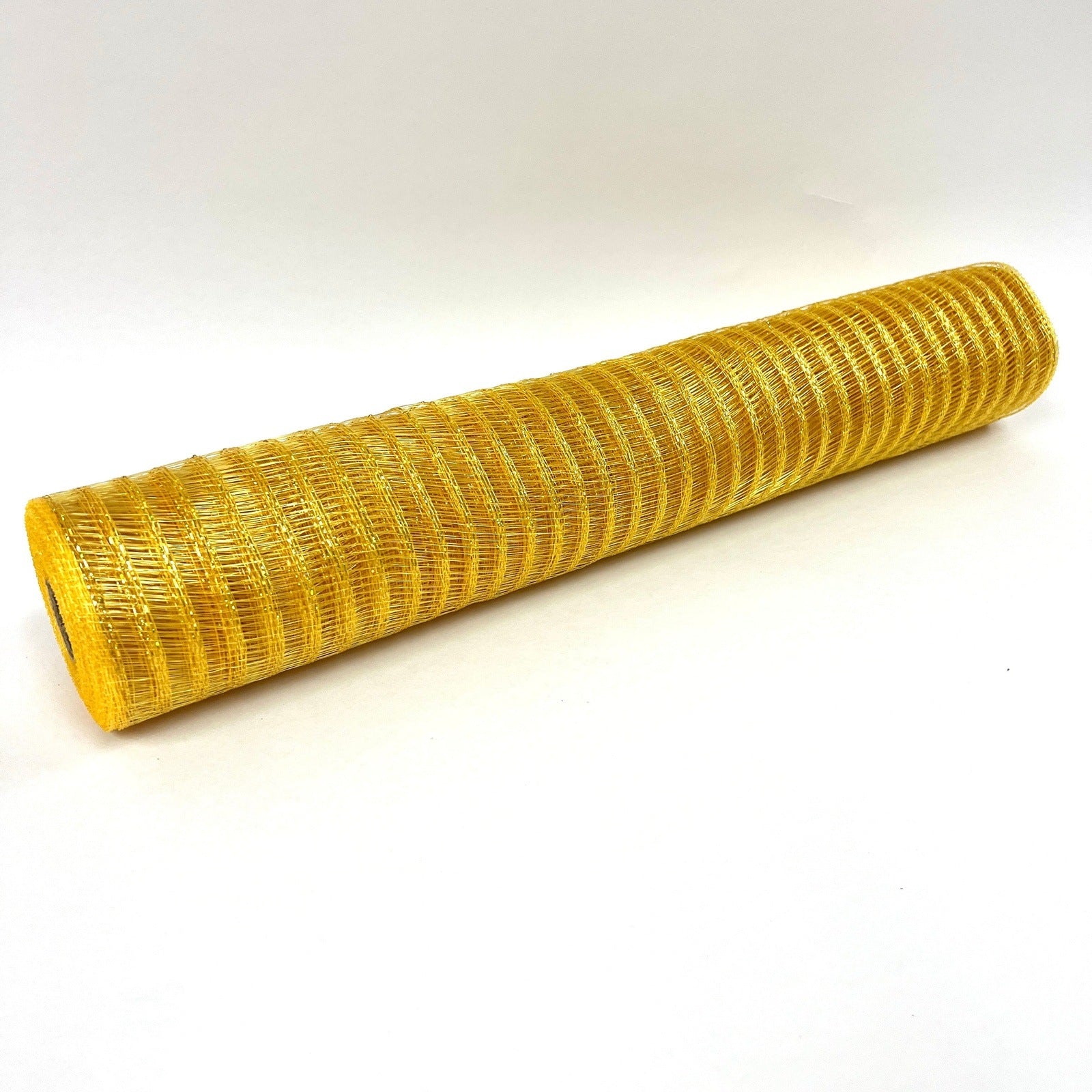 Light Gold - Deco Mesh Laser Eyelash - (21 Inch x 10 Yards) BBCrafts.com