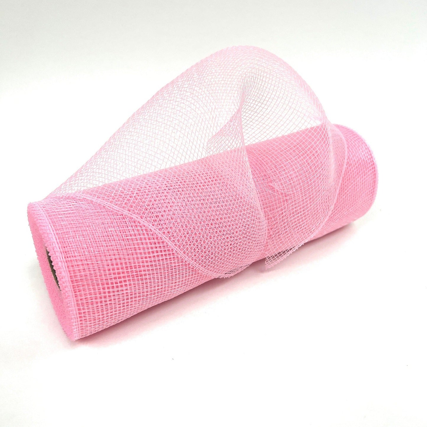 Light Pink - Floral Mesh Wrap Solid Color - ( 10 Inch x 10 Yards ) BBCrafts.com