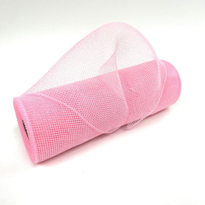 Light Pink - Floral Mesh Wrap Solid Color - ( 10 Inch x 10 Yards ) BBCrafts.com