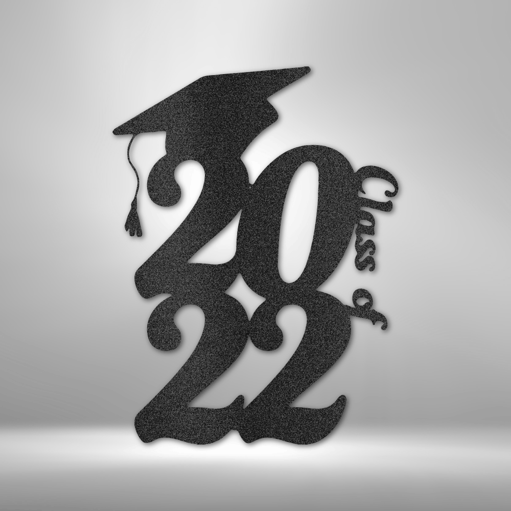 Class of 2022 Monogram - Premium Steel Sign - Personalized Metal Wall ...