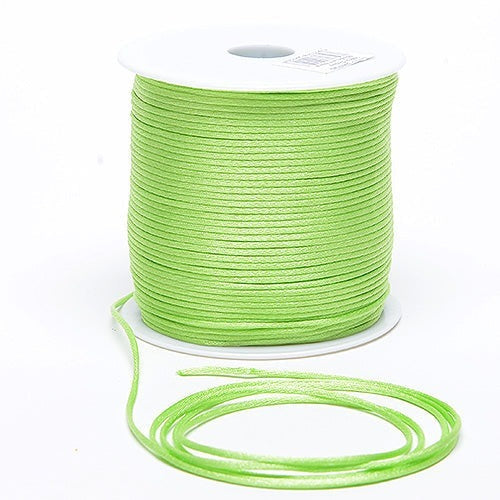 Mint - 2mm Satin Rat Tail Cord - ( 2mm x 100 Yards ) BBCrafts.com