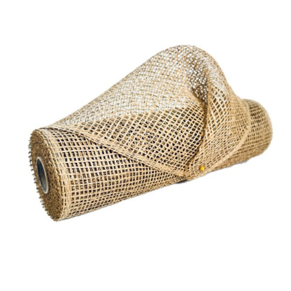 Natural - Poly Burlap Deco Mesh - 10 Inch x 10 Yards