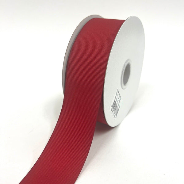 Grosgrain Ribbon Solid Color Red ( Width: 1-1/2 inch