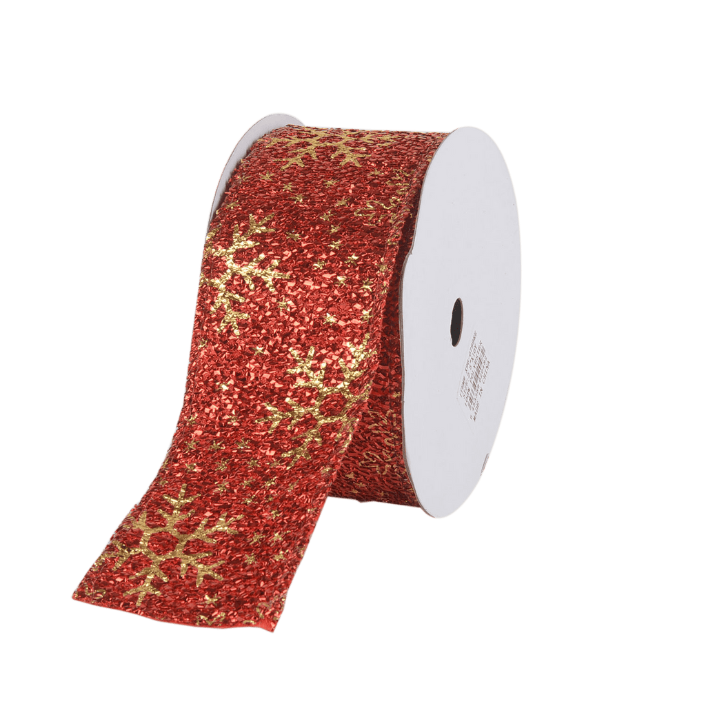 Red Tulle Ribbon Christmas Decor - 6 x 100 Yards, Fabric Netting